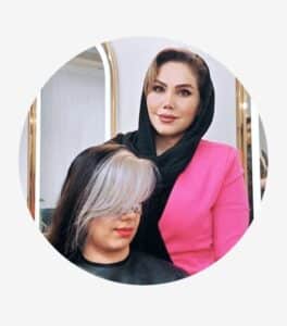 الهه اسماعیلی رنگ مو اصفهان | پری رو